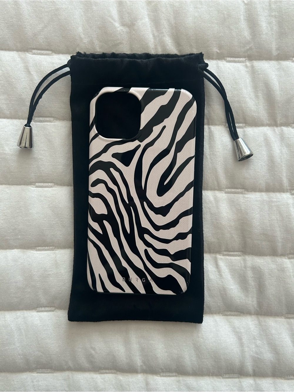 BURGA Zebra iPhone 13/14 Case - Stylish Protective Cover